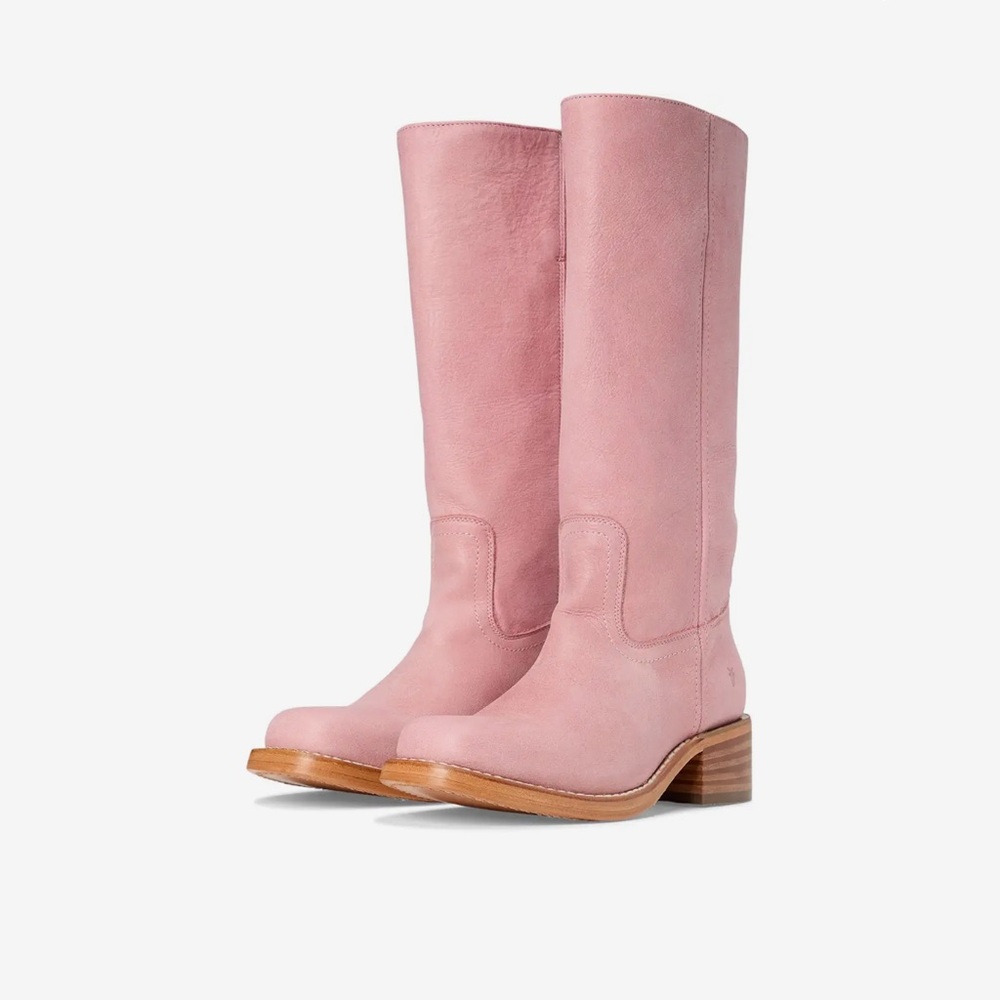 Frye campus boots pink